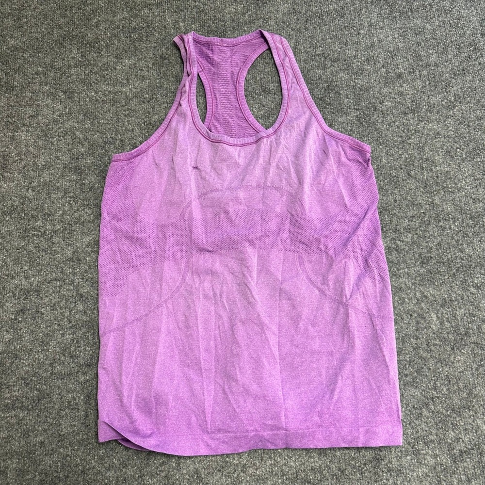 Lululemon Tank Top Womens Size 10 Purple Swiftly Tech Racerback Athletic Yoga
